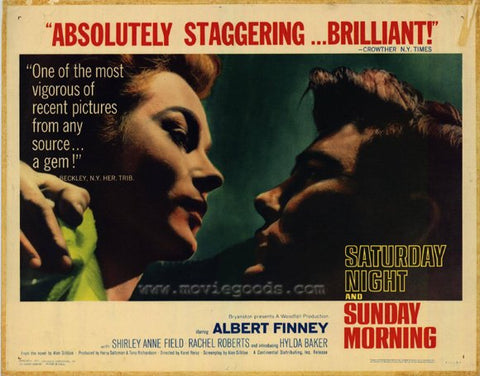 Saturday Night and Sunday Morning 22 x 28 Movie Poster - Half Sheet Style A