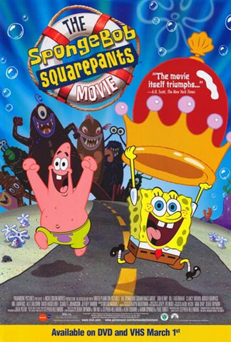 SpongeBob SquarePants Movie Movie Poster Print