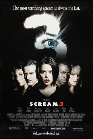 Scream 3 27 x 40 Movie Poster - Style B