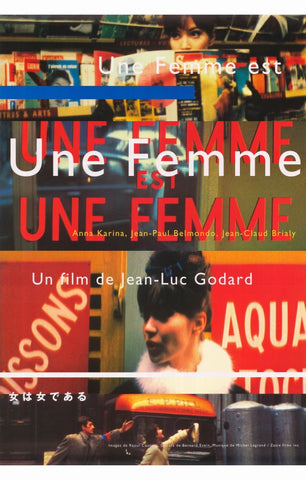 A Woman Is a Woman 11 x 17 Movie Poster - Japanese Style A