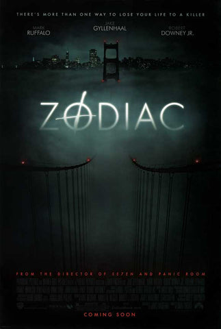 Zodiac 27 x 40 Movie Poster - Style A