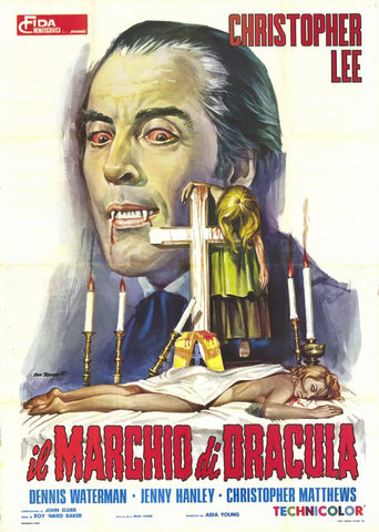 Horror of Frankenstein/Scars of Dracula 27 x 40 Movie Poster - Italian Style A