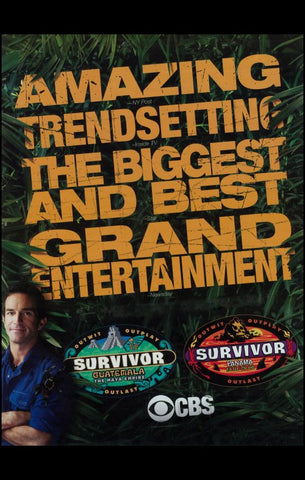 Survivor 11 x 17 TV Poster - Style A