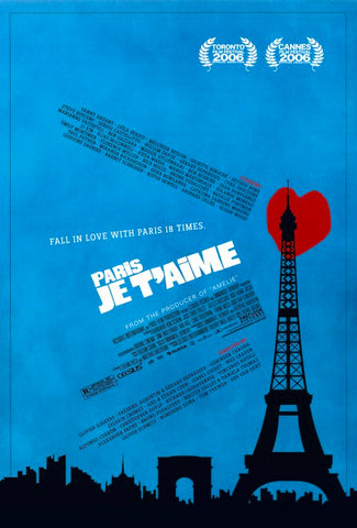 Paris Je T'aime 11 x 17 Movie Poster - Style B