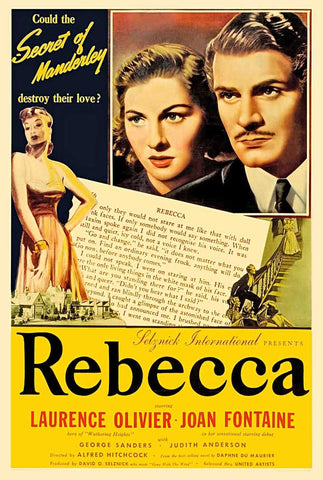 Rebecca 11 x 17 Movie Poster - Style I