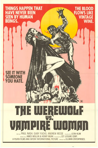 Werewolf vs. the Vampire Women 11 x 17 Movie Poster - Style A