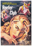 Reefer Club 11 x 17 Retro Book Cover Poster