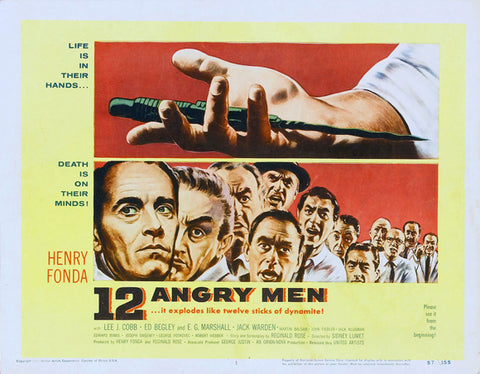 Twelve Angry Men 11 x 14 Movie Poster - Style B