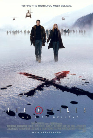 The X Files: I Want to Believe 27 x 40 Movie Poster - Style B