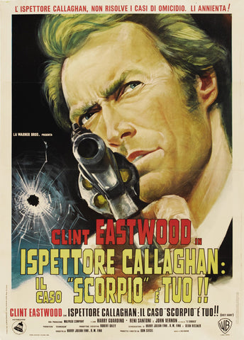 Dirty Harry 27 x 40 Movie Poster - Italian Style E