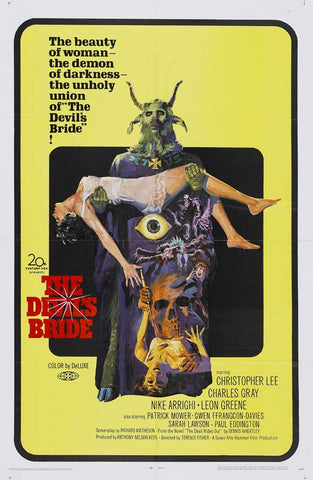 The Devil Rides Out 27 x 40 Movie Poster - Style B