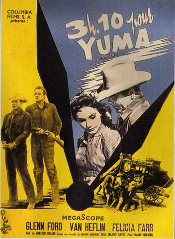 3:10 To Yuma 11 x 17 Movie Poster - French Style B