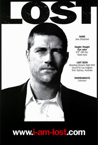 Lost (TV) 27 x 40 TV Poster - Style P