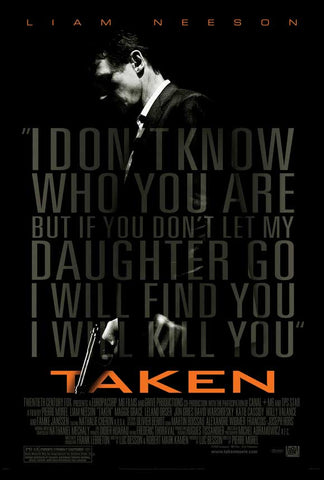 Taken 27 x 40 Movie Poster - Style B
