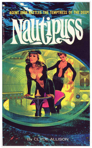 Nautipuss 11 x 17 Retro Book Cover Poster