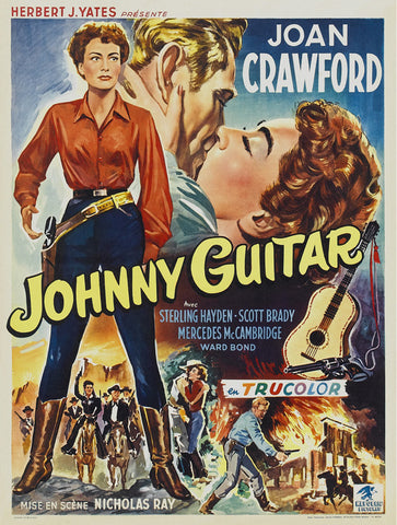 Johnny Guitar 27 x 40 Movie Poster - Belgian Style A