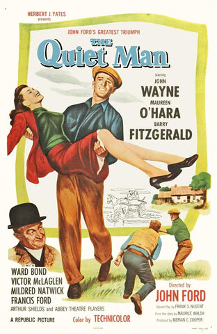 The Quiet Man 27 x 40 Movie Poster - Style D