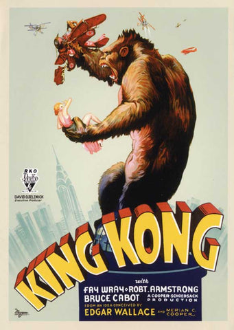 King Kong 27 x 40 Movie Poster - Style D