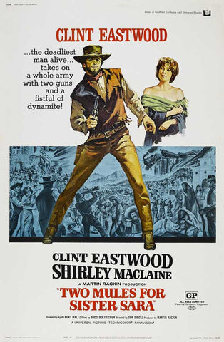 Two Mules for Sister Sarah 27 x 40 Movie Poster - Style A