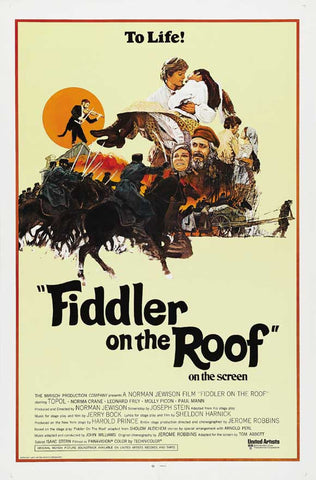 Fiddler on the Roof 27 x 40 Movie Poster - Style C