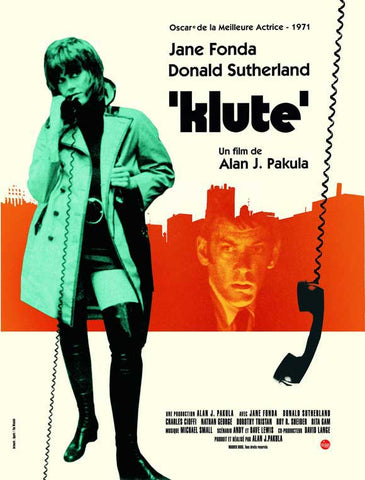 Klute 11 x 17 Movie Poster - French Style A