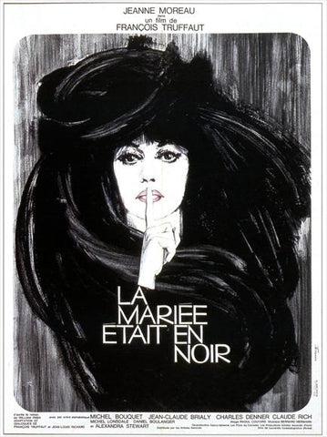 The Bride Wore Black 27 x 40 Movie Poster - French Style B