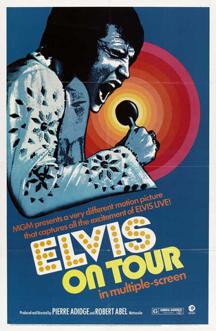 Elvis On Tour 27 x 40 Movie Poster - Style C