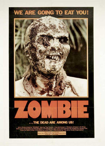 Zombie 11 x 17 Movie Poster - Style F