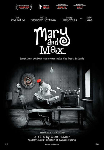 Mary and Max 11 x 17 Movie Poster - Swiss Style A