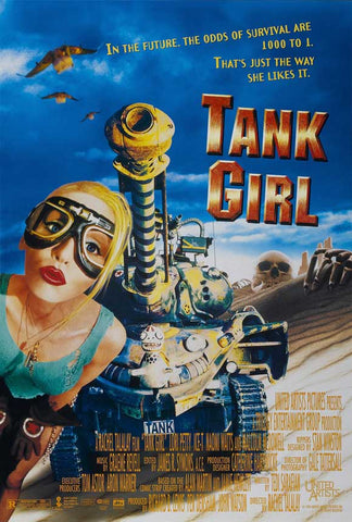 Tank Girl 27 x 40 Movie Poster - Style D