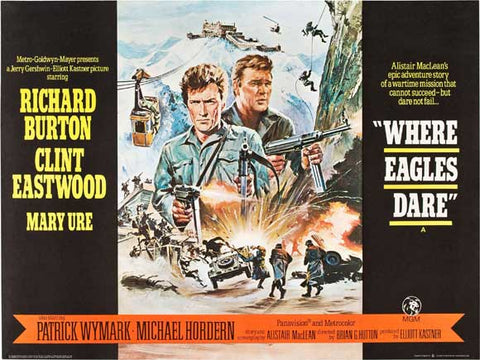 Where Eagles Dare 30 x 40 Movie Poster UK - Style A