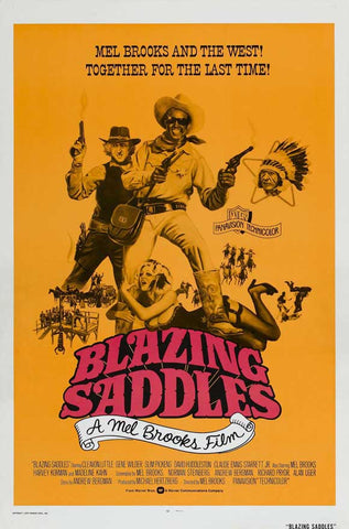 Blazing Saddles 27 x 40 Movie Poster - Style E