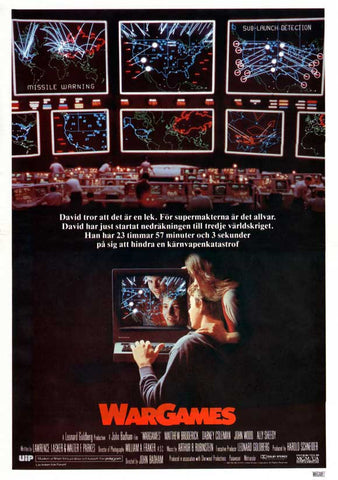 War Games 11 x 17 Movie Poster - Swedish Style A