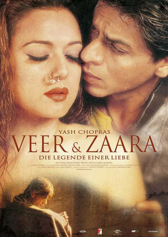 Veer-Zaara 27 x 40 Movie Poster - German Style A
