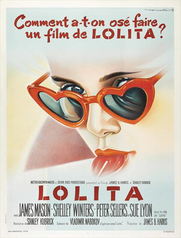 Lolita 27 x 40 Movie Poster - French Style C
