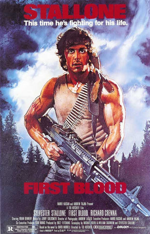 Rambo: First Blood  11 x 17 Movie Poster - Style D