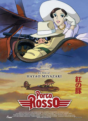 Porco Rosso 27 x 40 Movie Poster - Danish Style A