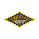Horse Shoe Saloon Metal Sign Wall Decor 24 x 12