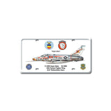F-100D Super Sabre Metal Sign Wall Decor 6 x 12