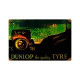 Tyre Metal Sign Wall Decor 18 x 12