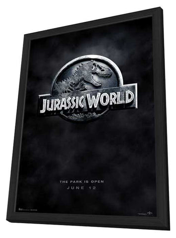 Jurassic World 11 x 17 Movie Poster - Style C - in Deluxe Aluminum Frame