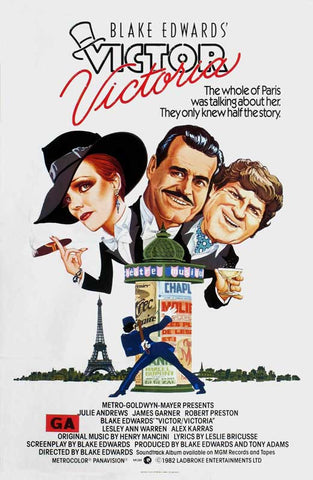 Victor Victoria 11 x 17 Movie Poster - UK Style A
