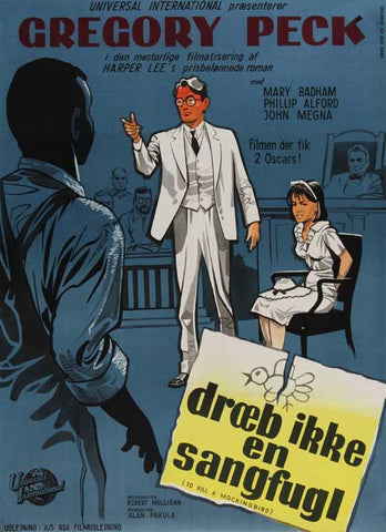 To Kill a Mockingbird 27 x 40 Movie Poster - Danish Style A