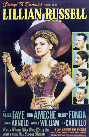 Lillian Russell 11 x 17 Movie Poster - Style B