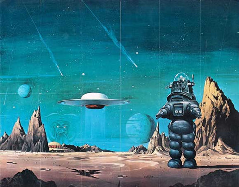 Forbidden Planet 22 x 28 Movie Poster - Style A