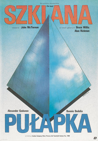 Die Hard 27 x 40 Movie Poster - Polish Style B