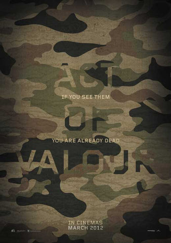 Act of Valor 27 x 40 Movie Poster - Style B