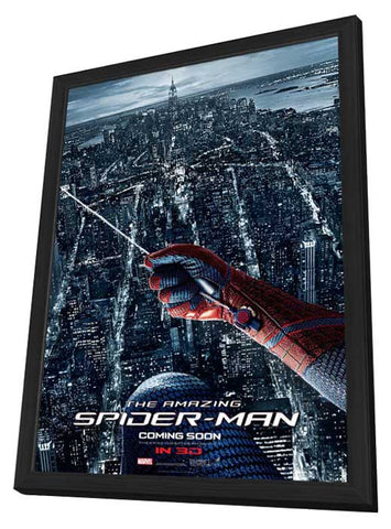 The Amazing Spider-Man 11 x 17 Movie Poster - Style M - in Deluxe Aluminum Frame