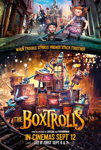 The Boxtrolls 11 x 17 Movie Poster - UK Style A