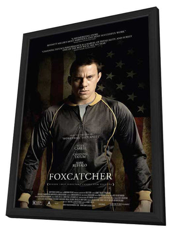 Foxcatcher 11 x 17 Movie Poster - Style C - in Deluxe Aluminum Frame